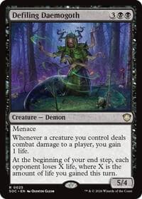 Defiling Daemogoth - Commander: Secrets of Strixhaven - Magic: The Gathering card