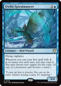 Owlin Spiralmancer - Commander: Secrets of Strixhaven - Magic: The Gathering card