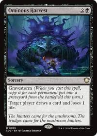 Ominous Harvest - Commander: Secrets of Strixhaven - Magic: The Gathering card