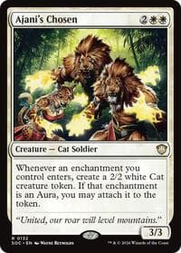 Ajani's Chosen - Commander: Secrets of Strixhaven - Magic: The Gathering card