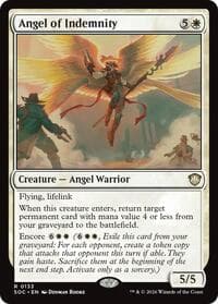 Angel of Indemnity - Commander: Secrets of Strixhaven - Magic: The Gathering card