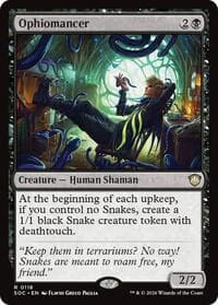 Ophiomancer - Commander: Secrets of Strixhaven - Magic: The Gathering card