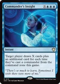 Commander's Insight - Commander: Secrets of Strixhaven - Magic: The Gathering card