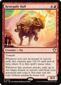 Renegade Bull - Commander: Secrets of Strixhaven - Magic: The Gathering card