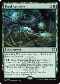 Feral Appetite - Commander: Secrets of Strixhaven - Magic: The Gathering card