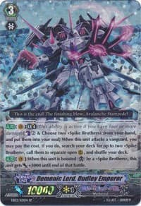 Demonic Lord, Dudley Emperor - EB03 - Cavalry of Black Steel - Cardfight Vanguard card