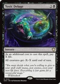 Toxic Deluge - Commander: Secrets of Strixhaven - Magic: The Gathering card