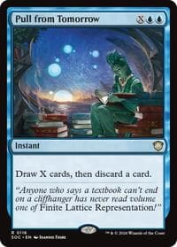 Pull from Tomorrow - Commander: Secrets of Strixhaven - Magic: The Gathering card