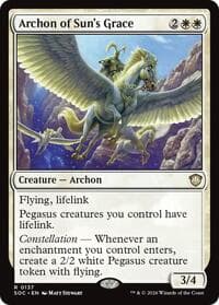 Archon of Sun's Grace - Commander: Secrets of Strixhaven - Magic: The Gathering card