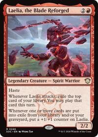 Laelia, the Blade Reforged - Commander: Secrets of Strixhaven - Magic: The Gathering card