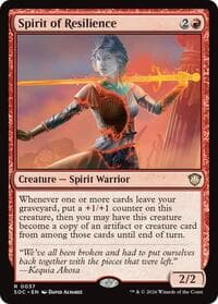 Spirit of Resilience - Commander: Secrets of Strixhaven - Magic: The Gathering card