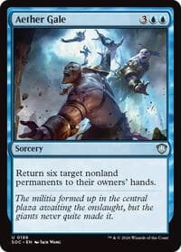 Aether Gale - Commander: Secrets of Strixhaven - Magic: The Gathering card
