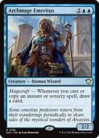 Archmage Emeritus - Commander: Secrets of Strixhaven - Magic: The Gathering card