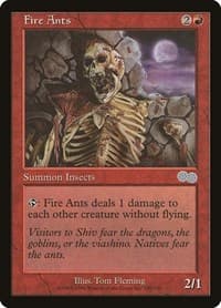 Fire Ants - Urza's Saga - Magic: The Gathering card