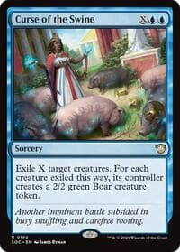 Curse of the Swine - Commander: Secrets of Strixhaven - Magic: The Gathering card