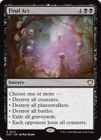 Final Act - Commander: Secrets of Strixhaven - Magic: The Gathering card