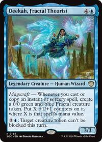 Deekah, Fractal Theorist - Commander: Secrets of Strixhaven - Magic: The Gathering card