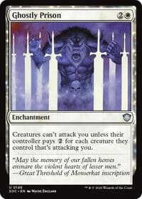 Ghostly Prison - Commander: Secrets of Strixhaven - Magic: The Gathering card
