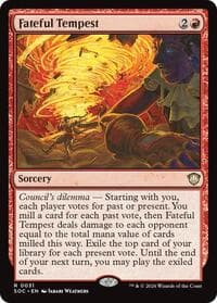 Fateful Tempest - Commander: Secrets of Strixhaven - Magic: The Gathering card