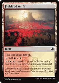 Fields of Strife - Secrets of Strixhaven - Magic: The Gathering card