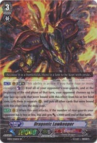 Dragonic Lawkeeper - EB03 - Cavalry of Black Steel - Cardfight Vanguard card