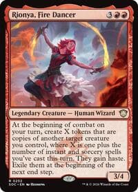 Rionya, Fire Dancer - Commander: Secrets of Strixhaven - Magic: The Gathering card