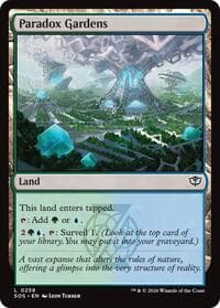 Paradox Gardens - Secrets of Strixhaven - Magic: The Gathering card