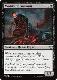 Morbid Opportunist - Commander: Secrets of Strixhaven - Magic: The Gathering card