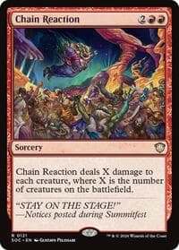 Chain Reaction - Commander: Secrets of Strixhaven - Magic: The Gathering card