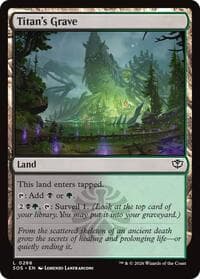 Titan's Grave - Secrets of Strixhaven - Magic: The Gathering card