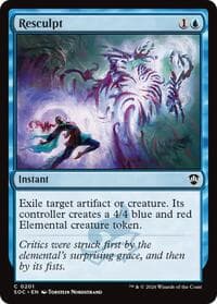 Resculpt - Commander: Secrets of Strixhaven - Magic: The Gathering card