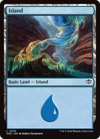 Island (0274) - Secrets of Strixhaven - Magic: The Gathering card