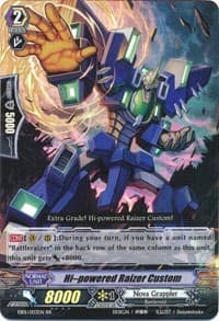 Hi-powered Raizer Custom - EB01 - Comic Style Vol. 1 - Cardfight Vanguard card