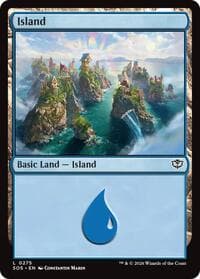 Island (0275) - Secrets of Strixhaven - Magic: The Gathering card