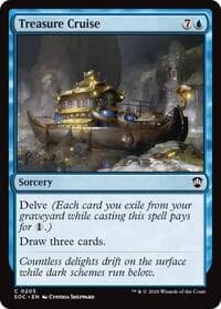 Treasure Cruise - Commander: Secrets of Strixhaven - Magic: The Gathering card