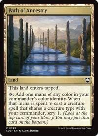Path of Ancestry - Commander: Secrets of Strixhaven - Magic: The Gathering card