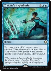 Zimone's Hypothesis - Commander: Secrets of Strixhaven - Magic: The Gathering card