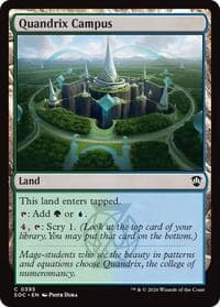 Quandrix Campus - Commander: Secrets of Strixhaven - Magic: The Gathering card