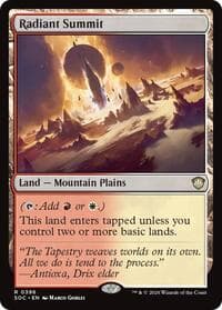 Radiant Summit - Commander: Secrets of Strixhaven - Magic: The Gathering card