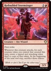 Redoubled Stormsinger - Commander: Secrets of Strixhaven - Magic: The Gathering card