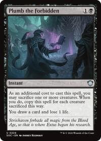 Plumb the Forbidden - Commander: Secrets of Strixhaven - Magic: The Gathering card