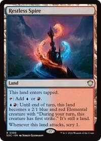 Restless Spire - Commander: Secrets of Strixhaven - Magic: The Gathering card