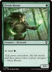 Elvish Mystic - Commander: Secrets of Strixhaven - Magic: The Gathering card