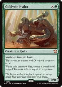 Goldvein Hydra - Commander: Secrets of Strixhaven - Magic: The Gathering card