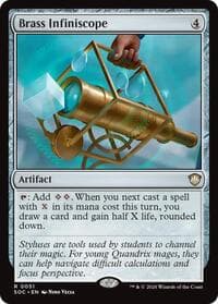 Brass Infiniscope - Commander: Secrets of Strixhaven - Magic: The Gathering card