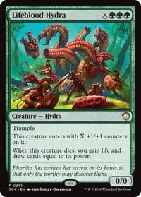 Lifeblood Hydra - Commander: Secrets of Strixhaven - Magic: The Gathering card