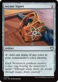 Arcane Signet - Commander: Secrets of Strixhaven - Magic: The Gathering card