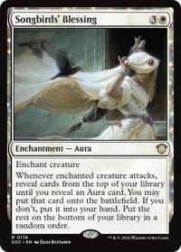 Songbirds' Blessing - Commander: Secrets of Strixhaven - Magic: The Gathering card