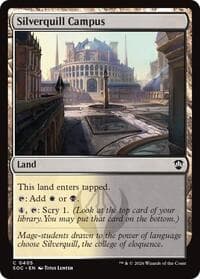 Silverquill Campus - Commander: Secrets of Strixhaven - Magic: The Gathering card