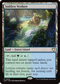 Sodden Verdure - Commander: Secrets of Strixhaven - Magic: The Gathering card